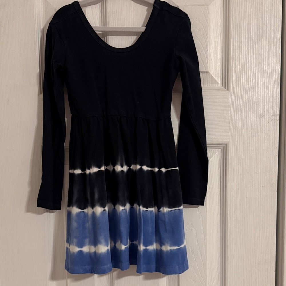 Elegant Black and Blue Kids Dress